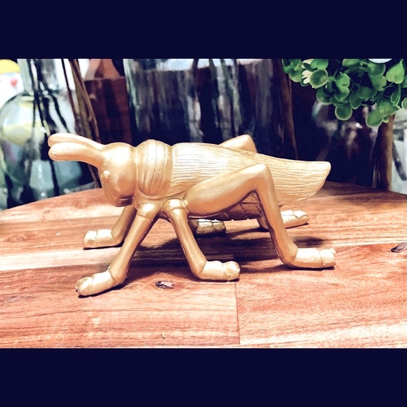 Target LUCKY Gold Grasshopper Garden Figure - Picture 8 of 15